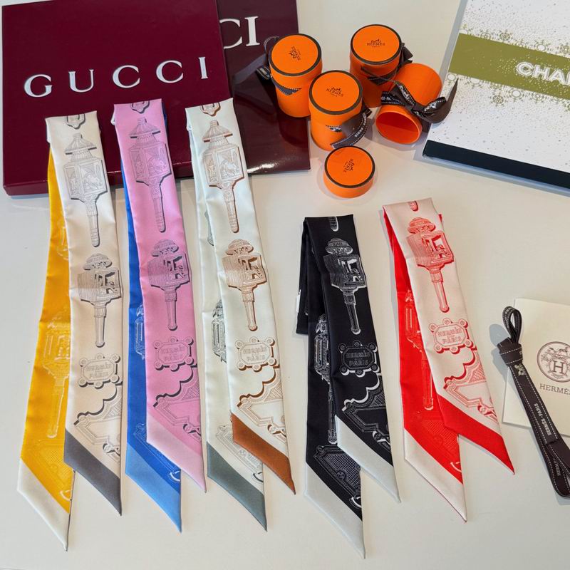 Hermes Silk ribbon 5X86cm E052507
